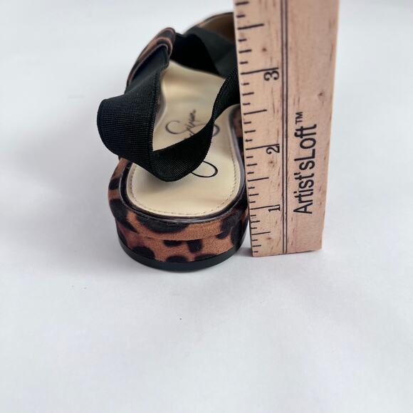 JESSICA SIMPSON WOMENS LURINA BALLET FLAT SANDALS ADJUSTABLE ELASTIC STRAPS 7.5 - Picture 11 of 11
